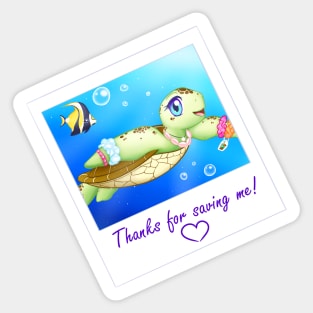 VSCO Sea Turtle Sticker